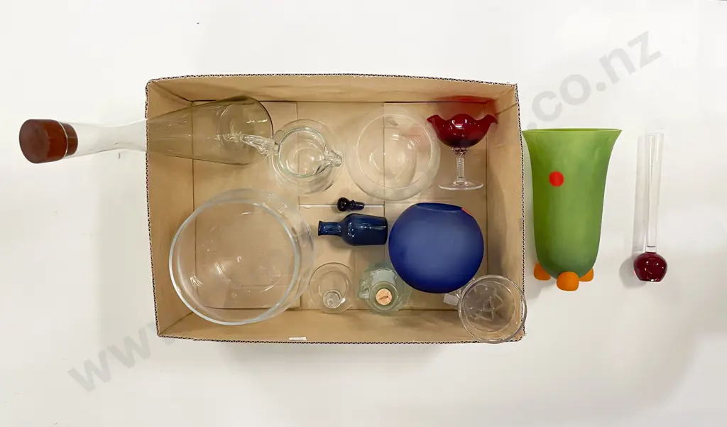 Qty of Assorted Glass Vases etc. Image 1++