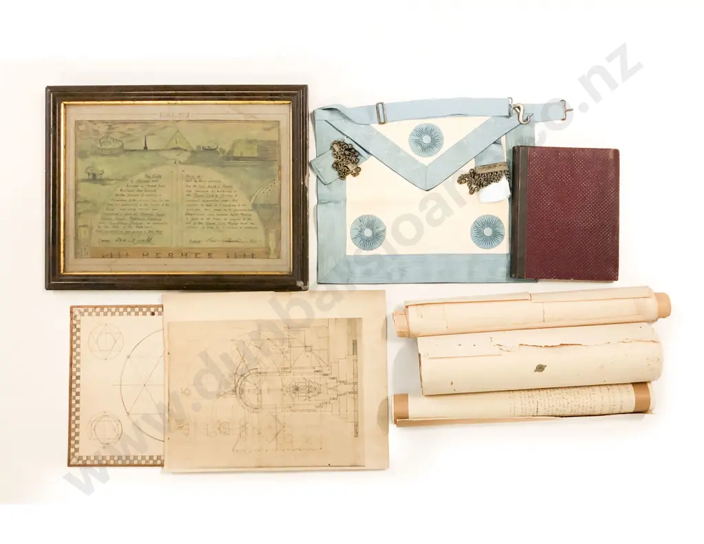 Qty of Assorted Masionic Ephenera Image 1++