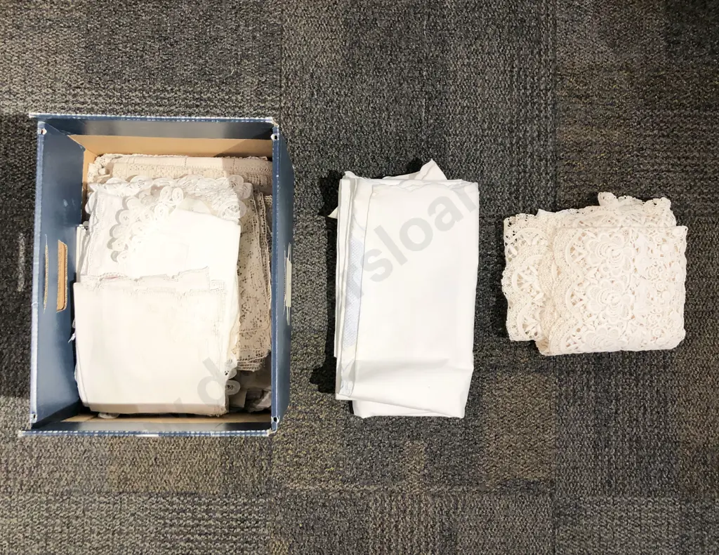 Qty of Assorted Vintage Linens etc. Image 1++