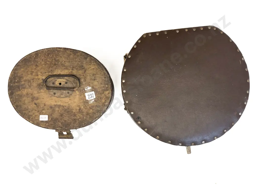 Two Vintage Hat Boxes Image 1++