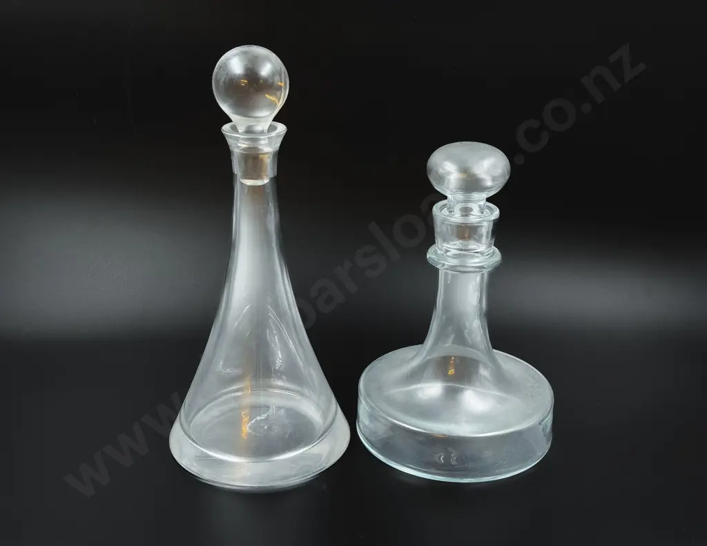 Two Glass Decanters Image 1++