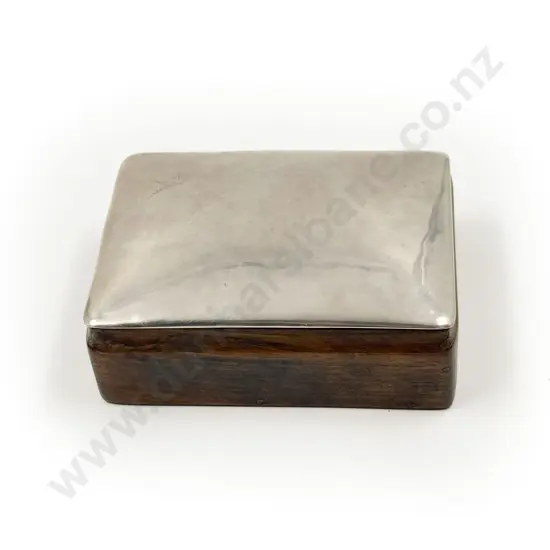 Silver Topped Trinket Box