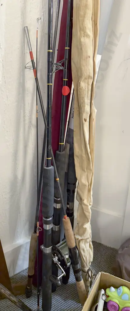Qty of Assorted Vintage Fishing Rods Image 1++