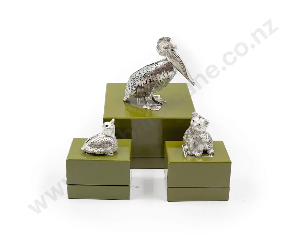 Three Christoffel Paris Animal Ornaments Image 1++