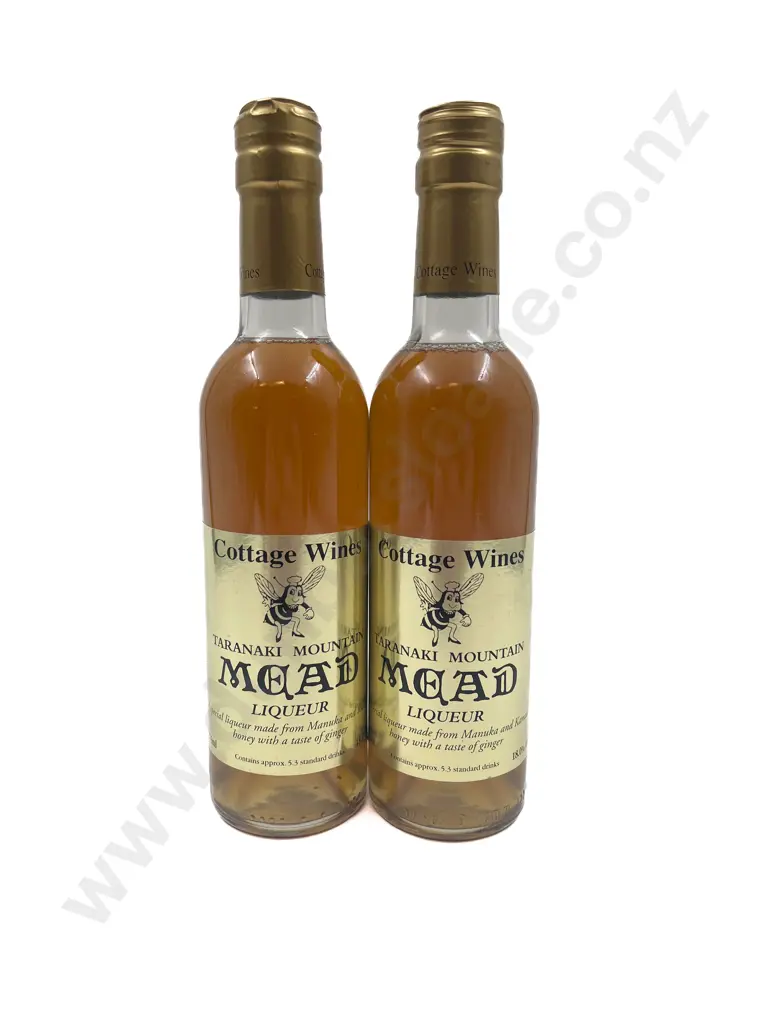 Two Bottles of Taranaki Mountain Mead Liquor Image 1++