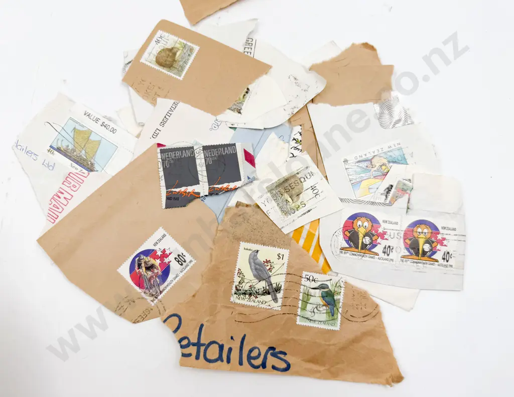 Qty of Assorted Loose Stamps and Envelopes etc. Image 1++
