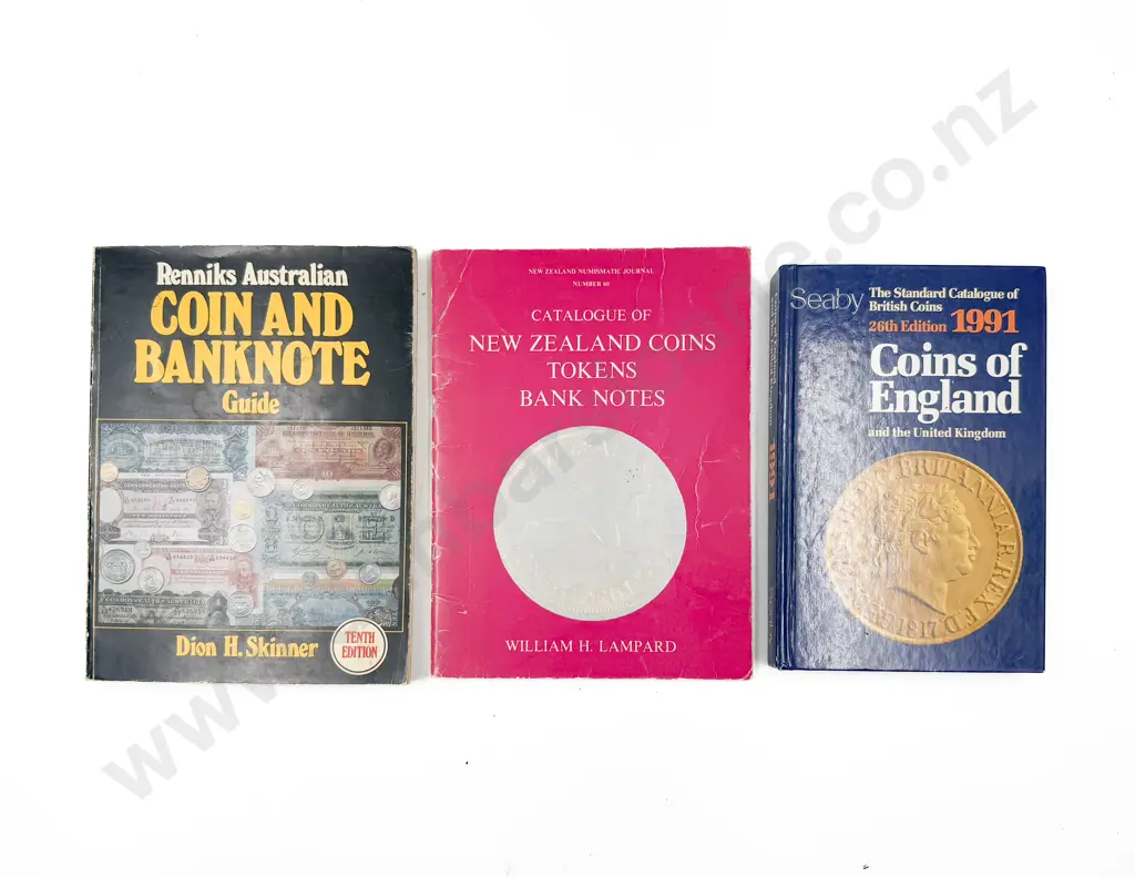 Three Assorted Coin and Bank Note Reference Volumes Image 1++