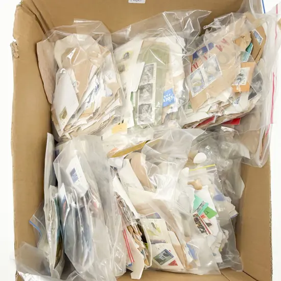 Large Qty of Assorted Loose Stamps and Envelopes