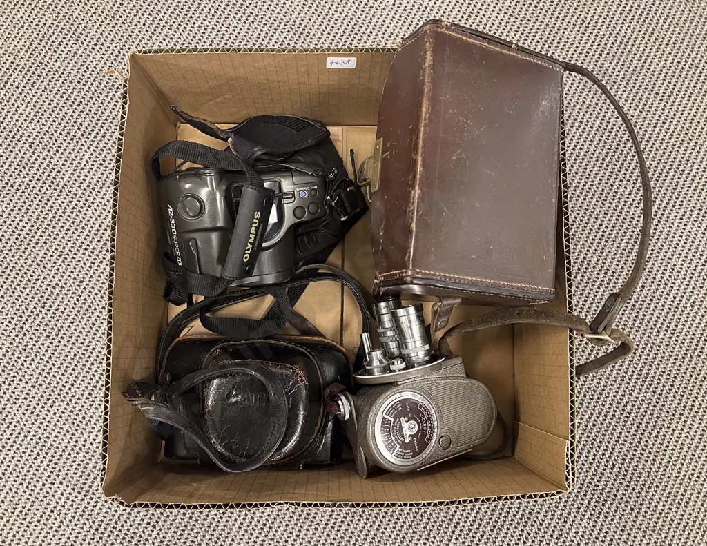 Vintage Film Camera together with Two Other Cameras Image 1++