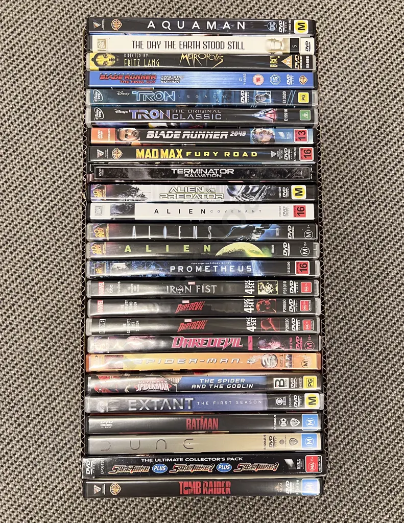 Box Qty of Assorted DVDs Image 1++