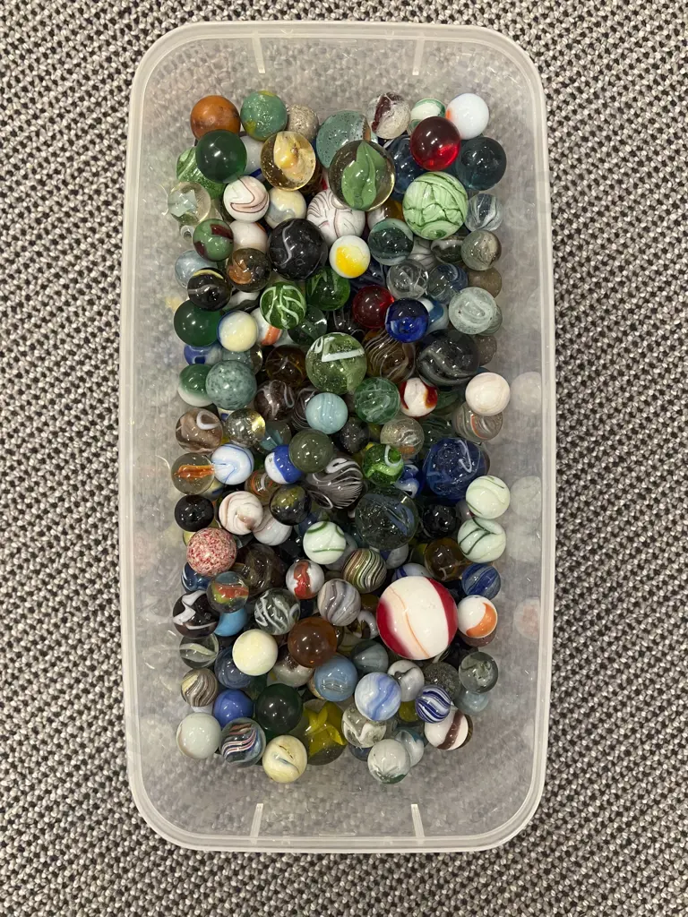 Qty of Assorted Marbles Image 1++