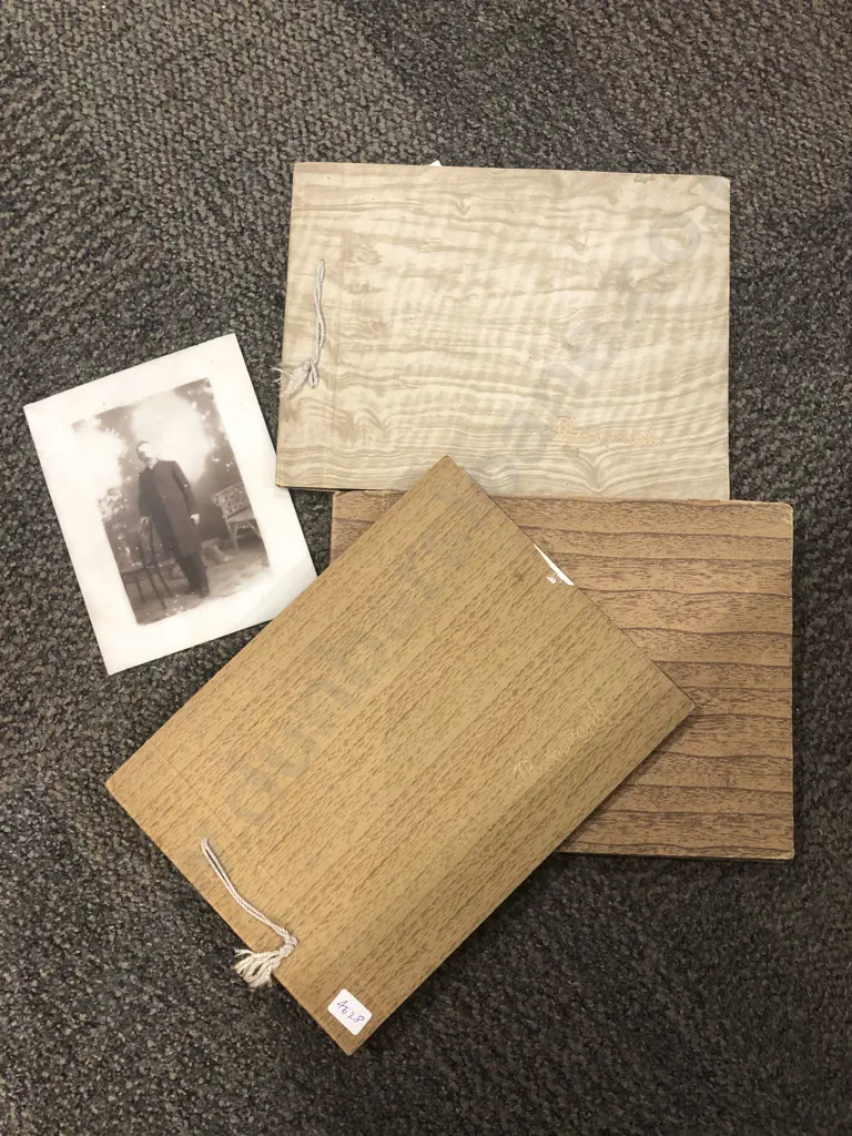 Three Assorted Vintage Photo Albums Image 1++