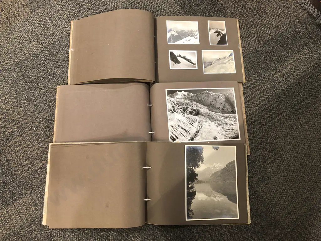 Three Assorted Vintage Photo Albums Image 1++