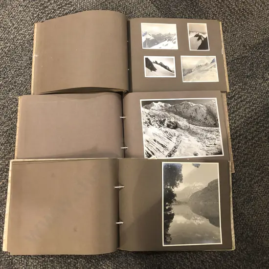 Three Assorted Vintage Photo Albums