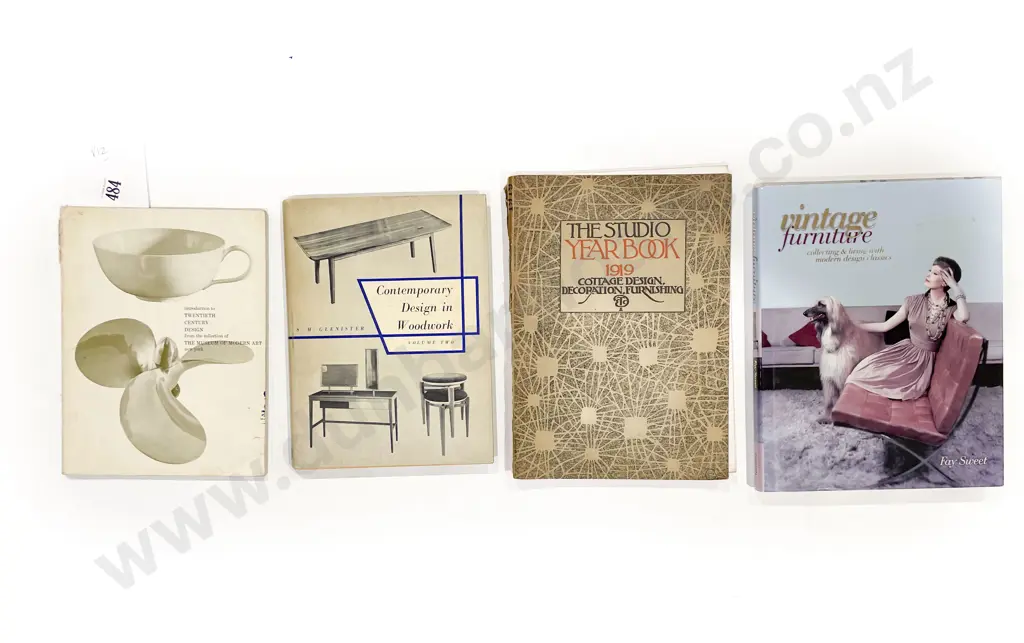Four Assorted Furniture and Decorative Art Reference Volumes Image 1++
