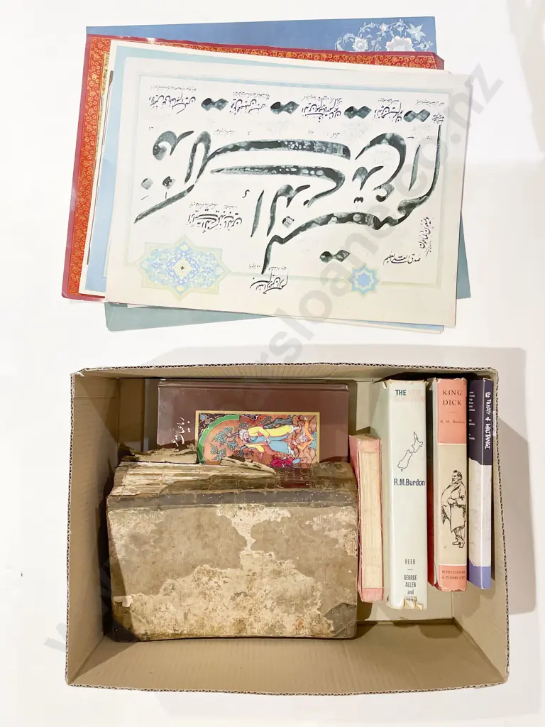 Box of Assorted Books together with Assorted Image 1++