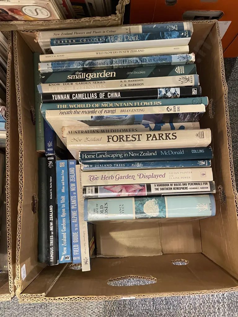 Box of Assorted Books Image 1++