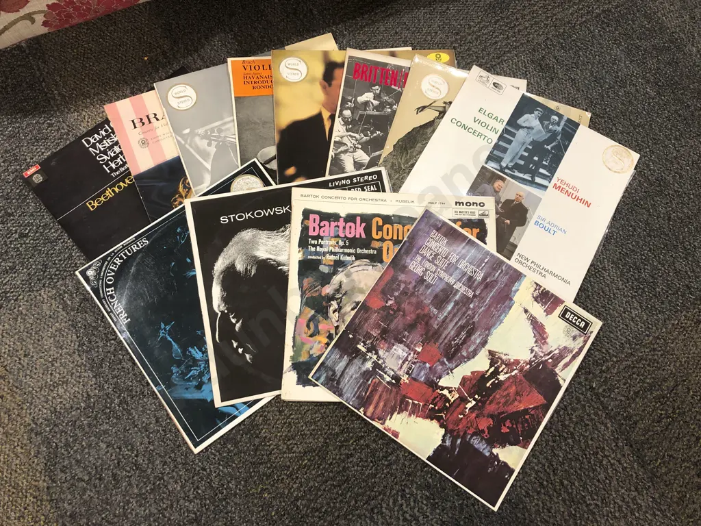 Box of Assorted Records Image 1++