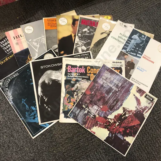 Box of Assorted Records