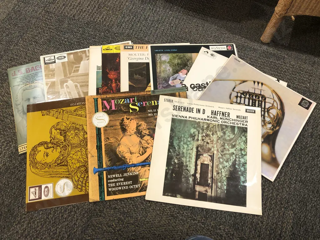 Box of Assorted Records Image 1++