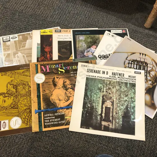 Box of Assorted Records