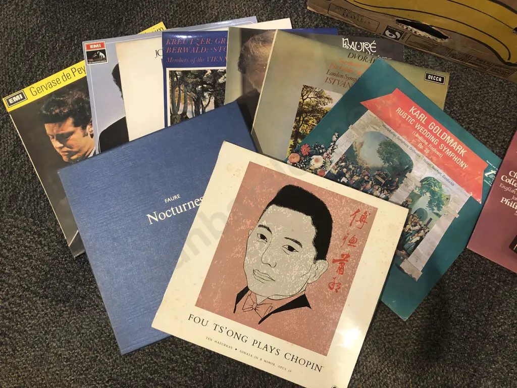 Two Boxes of Assorted Records Image 1++