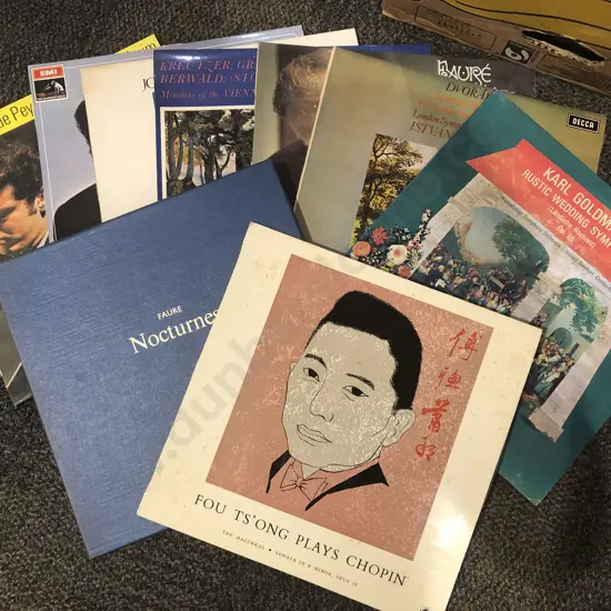 Two Boxes of Assorted Records