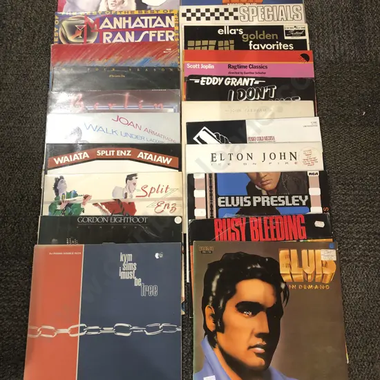 Qty of Assorted Vinyl Records