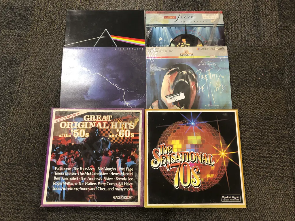 Small Qty of Assorted Vinyl Records incl Pink Floyd Image 1++
