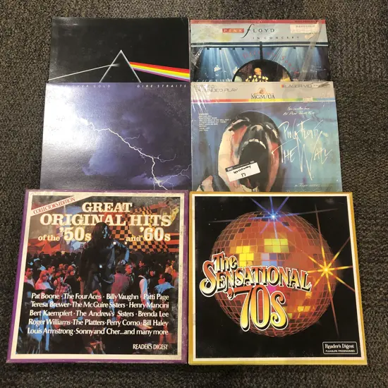 Small Qty of Assorted Vinyl Records incl Pink Floyd