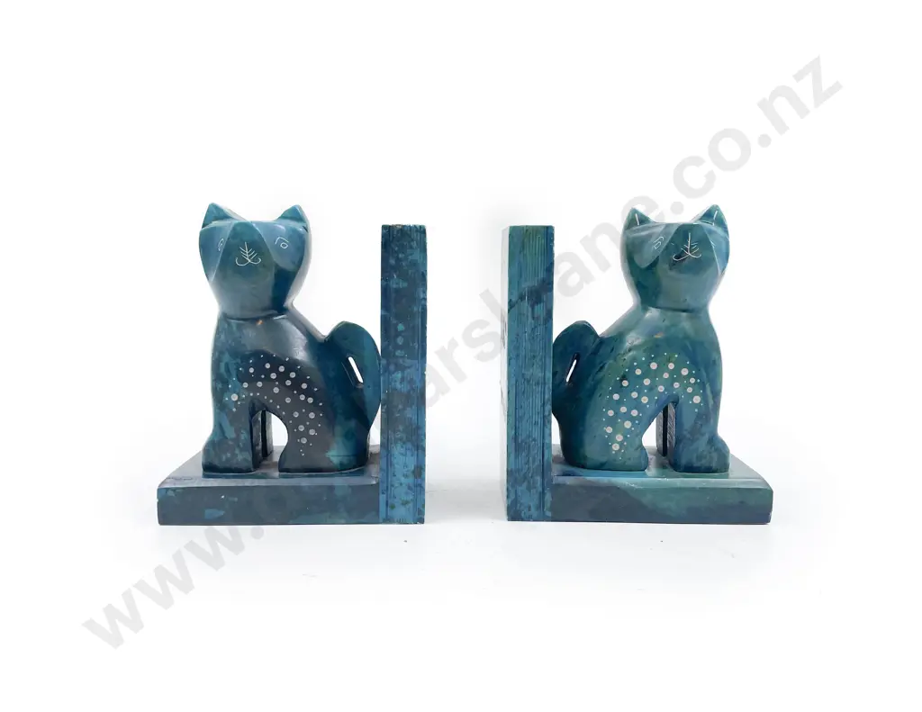 Pair of Hardstone Bookends Image 1++