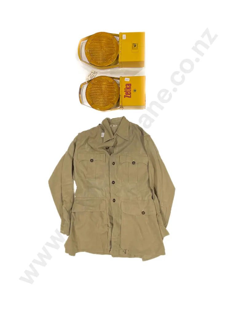 Pair of Industrial Zetka Spotlights and Other Image 1++