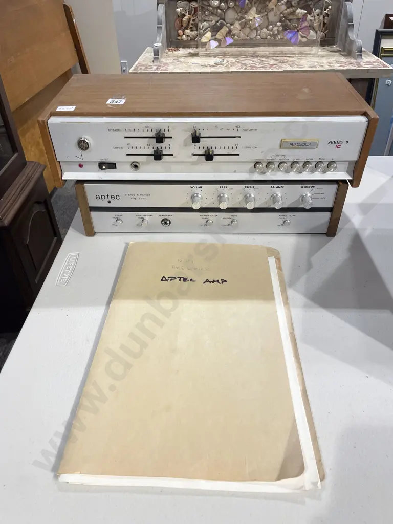 Vintage Aptec Amp Image 1++