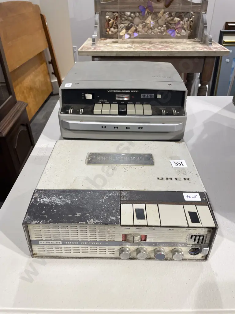Two Vintage Uher Tape Recorders Image 1++