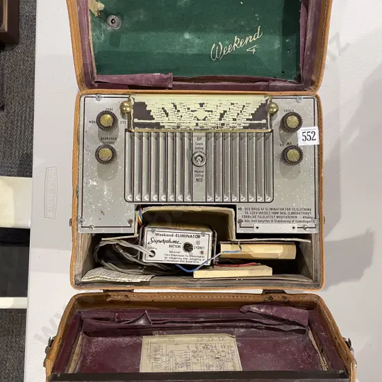 Two Vintage Portable Radios