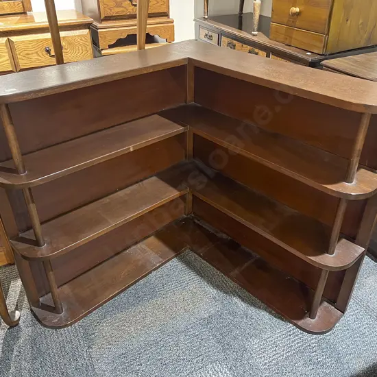 Corner Bookshelf