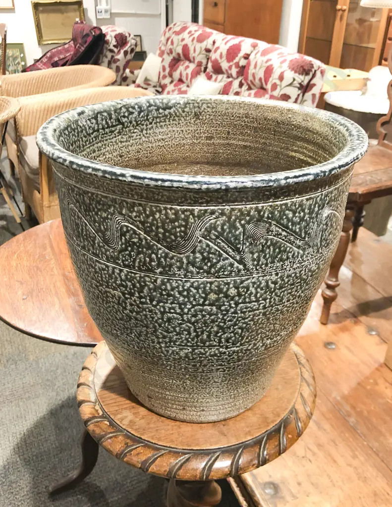 Possibly Mirek Smisek Salt Glazed Planter Image 1++