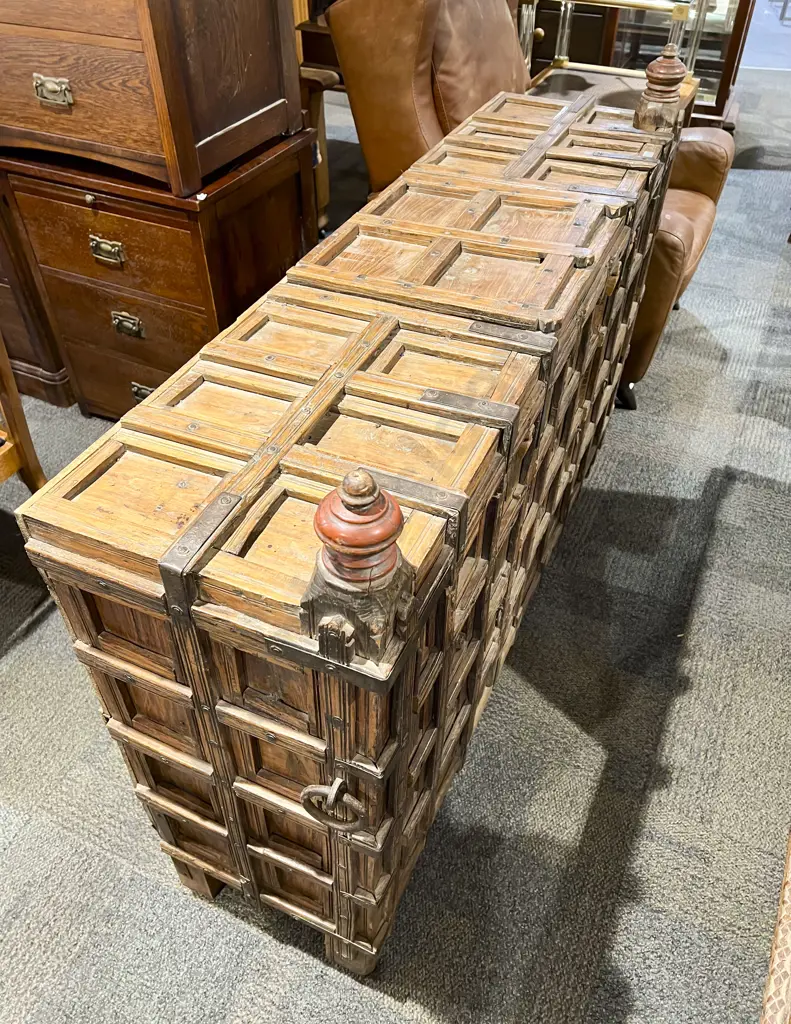 Antique Indian Dowry Chest Image 1++