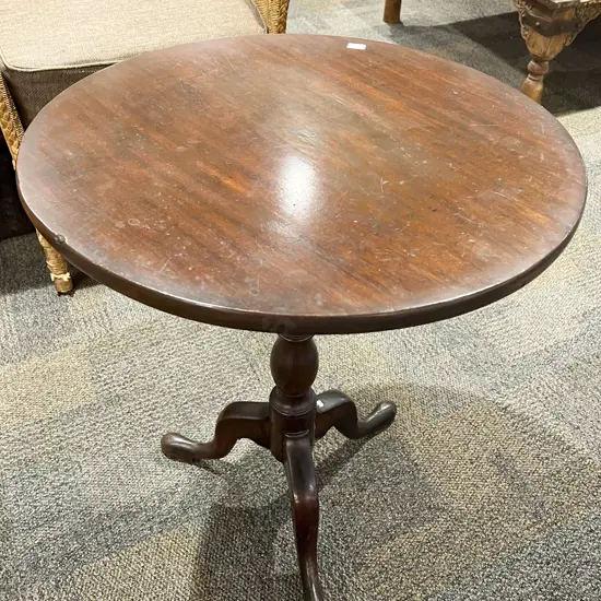 Geo III Mahogany Snap Top Wine Table