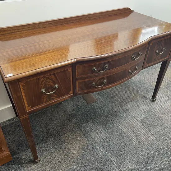 Repro Mahogany Inlaid Desk