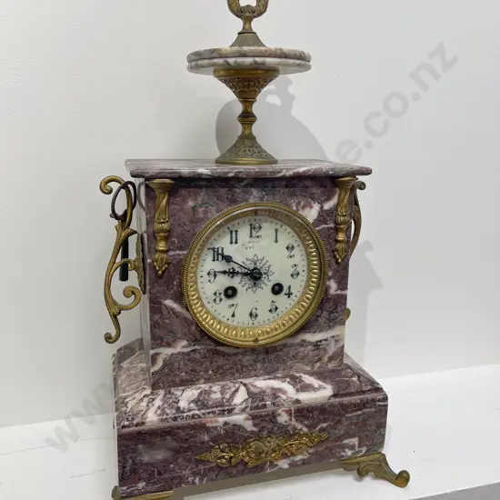 19th Century Marble and Ormolu Mantle Clock