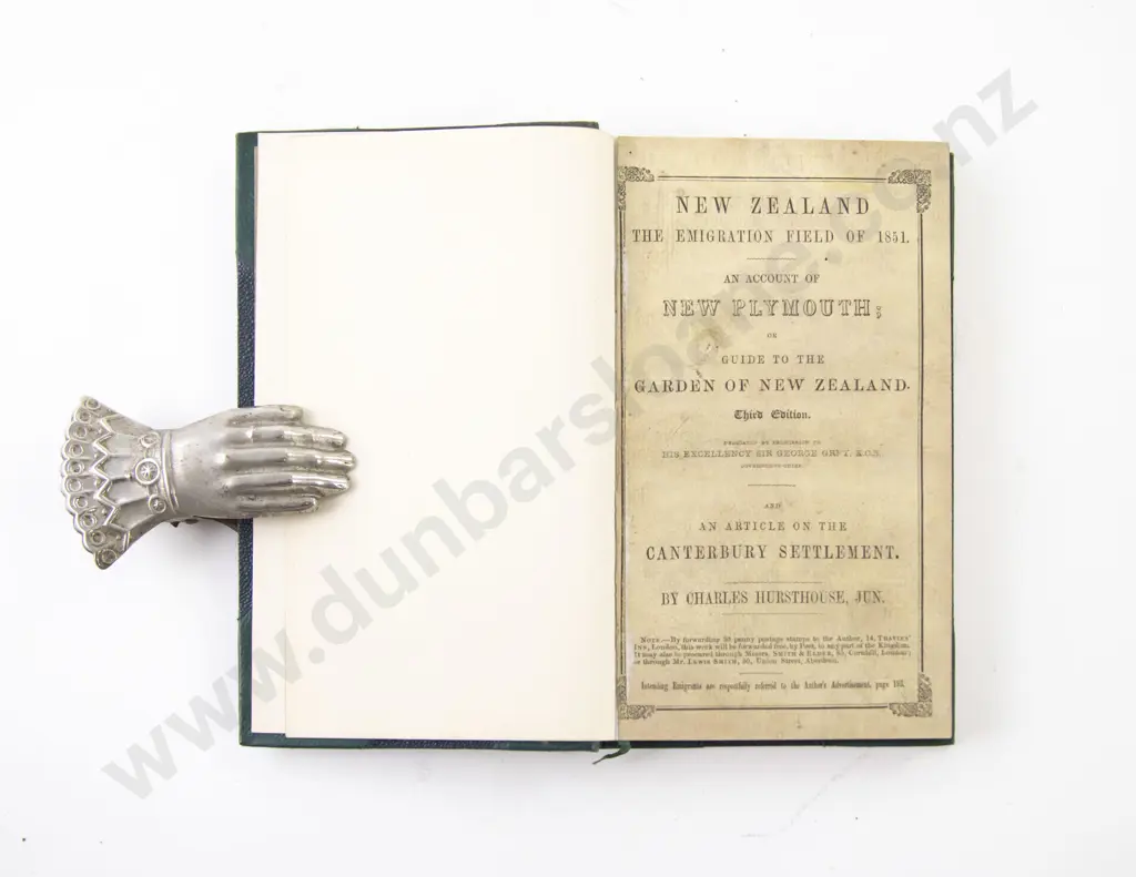 Hursthouse Charles - New Zealand The Emigration Field Of 1851 Image 1++