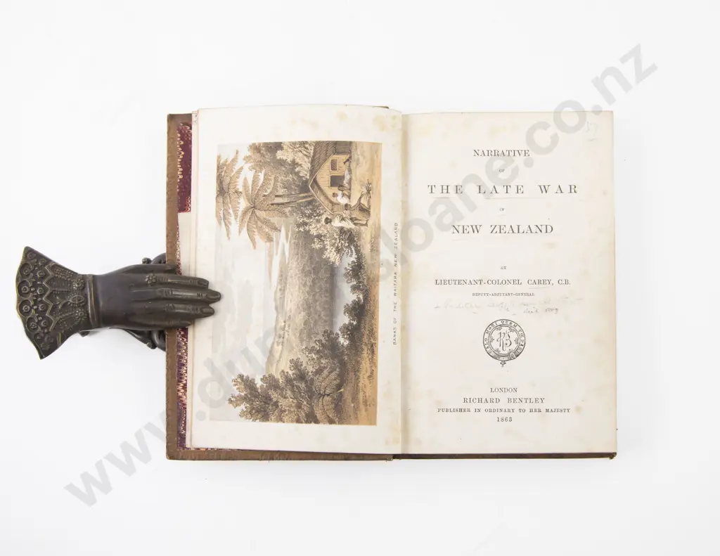 Carey Lieutenant-Colonel - Narrative of The Late War in New Zealand Image 1++
