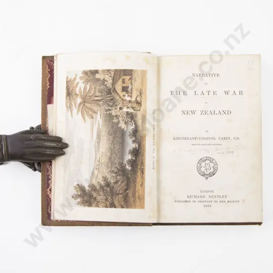 Carey Lieutenant-Colonel - Narrative of The Late War in New Zealand