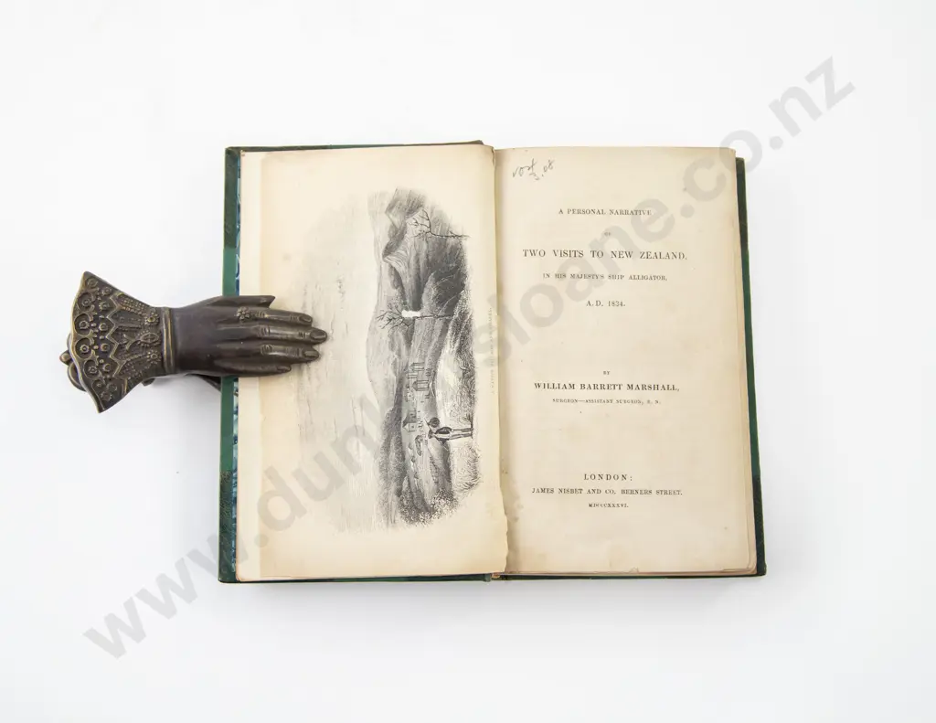 Marshall William Barrett - A Personal Narrative of Two Visits To New Zealand Image 1++