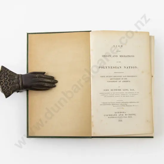Lang John Dunmore - View of the Origin And Migrations of the Polynesian Nation