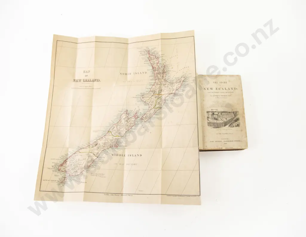 Thomson Arthur S - The Story of New Zealand (2 Volumes) Image 1++