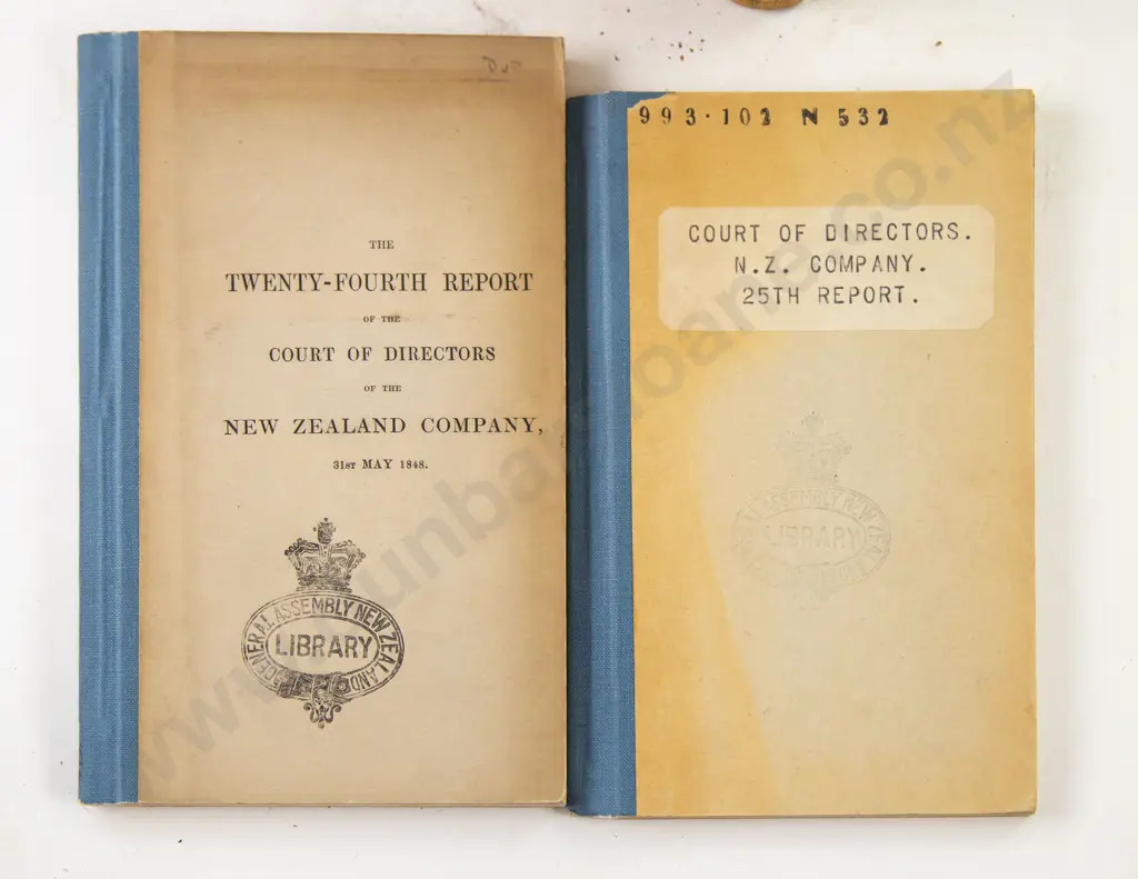 (-) Reports of the Directors of the New Zealand Company, 1840-1849 (6 Volumes) Image 1++