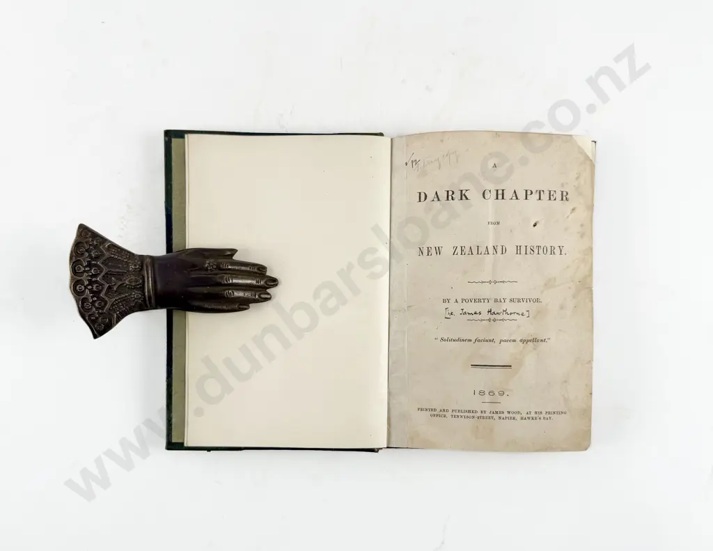 A Poverty Bay Survivor (James Hawthorne) A Dark Chapter From New Zealand History Image 1++