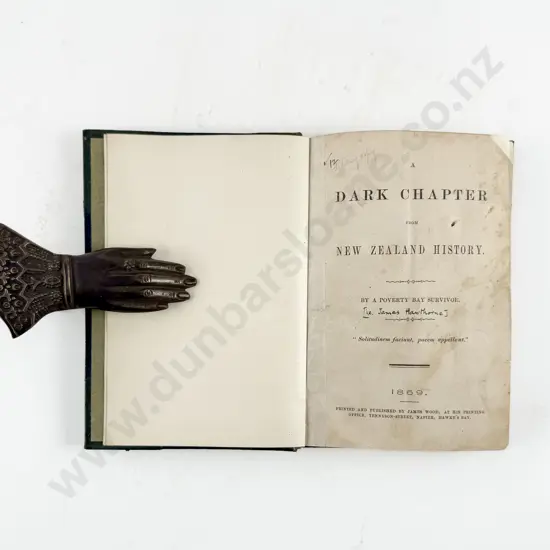 A Poverty Bay Survivor (James Hawthorne) A Dark Chapter From New Zealand History